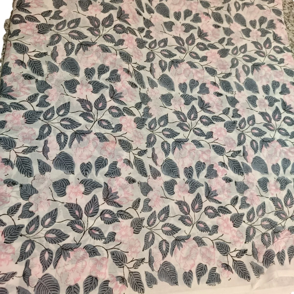 Bohemian Hand Block Printed Cotton Textile Soft and Breathable Cotton Fabric Block Printed Cotton Material for Crafts Bulk order