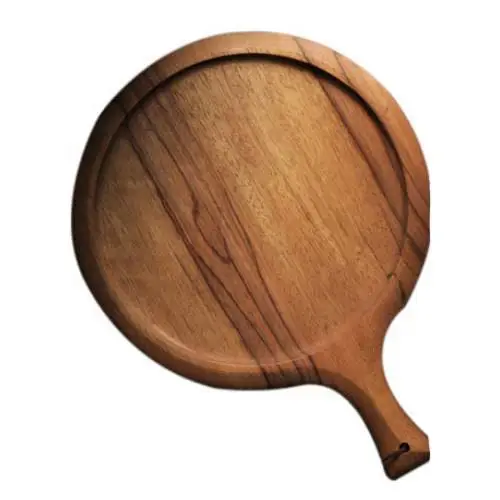 Round Grooving hot sale wood cutting board Acacia chopping board pizza board top sellers kitchen gadgets 2023