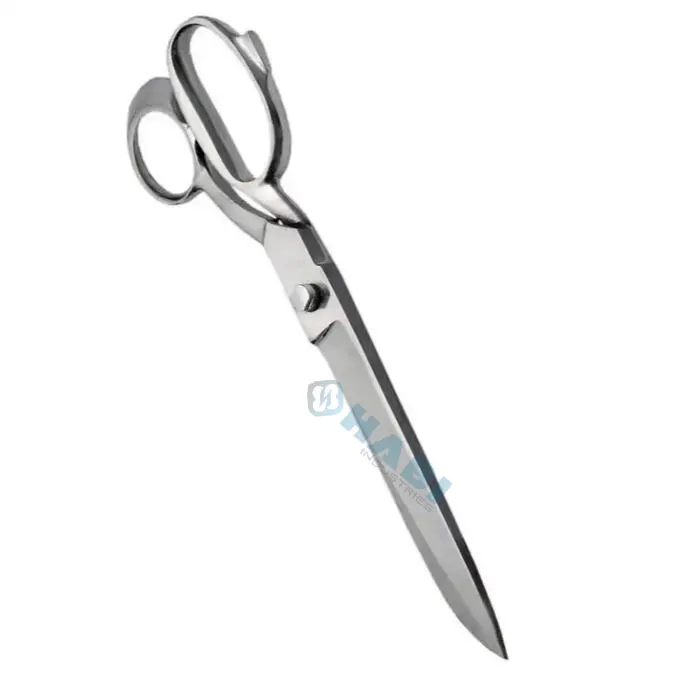 Hot Selling House Daily Use Premium All chrome Tailor Scissor Shears For Fabric Leather custom fabric cutting scissors