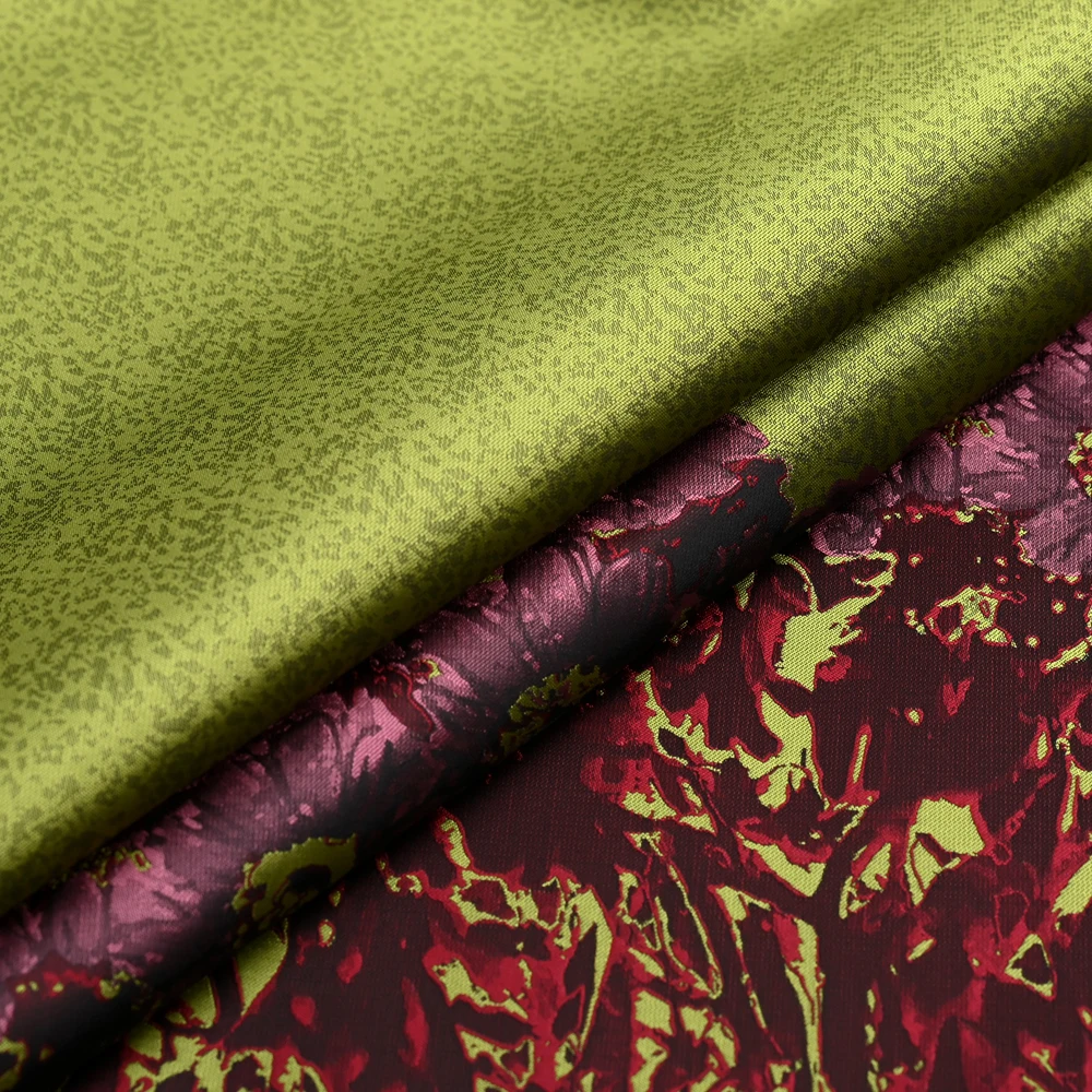 Yili Garment Dress Brocade Suit Fabric Yarn-dyed Brocade Lurex Upholstery Jacquard Costume Floral Print Curtains 60gsm Plain Dye