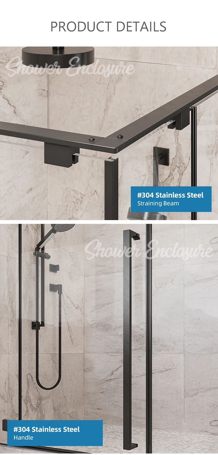 Seawin Customized Bath Shower Cabin Free Standing High-Quality Framed Hinge Shower Room Cubicle