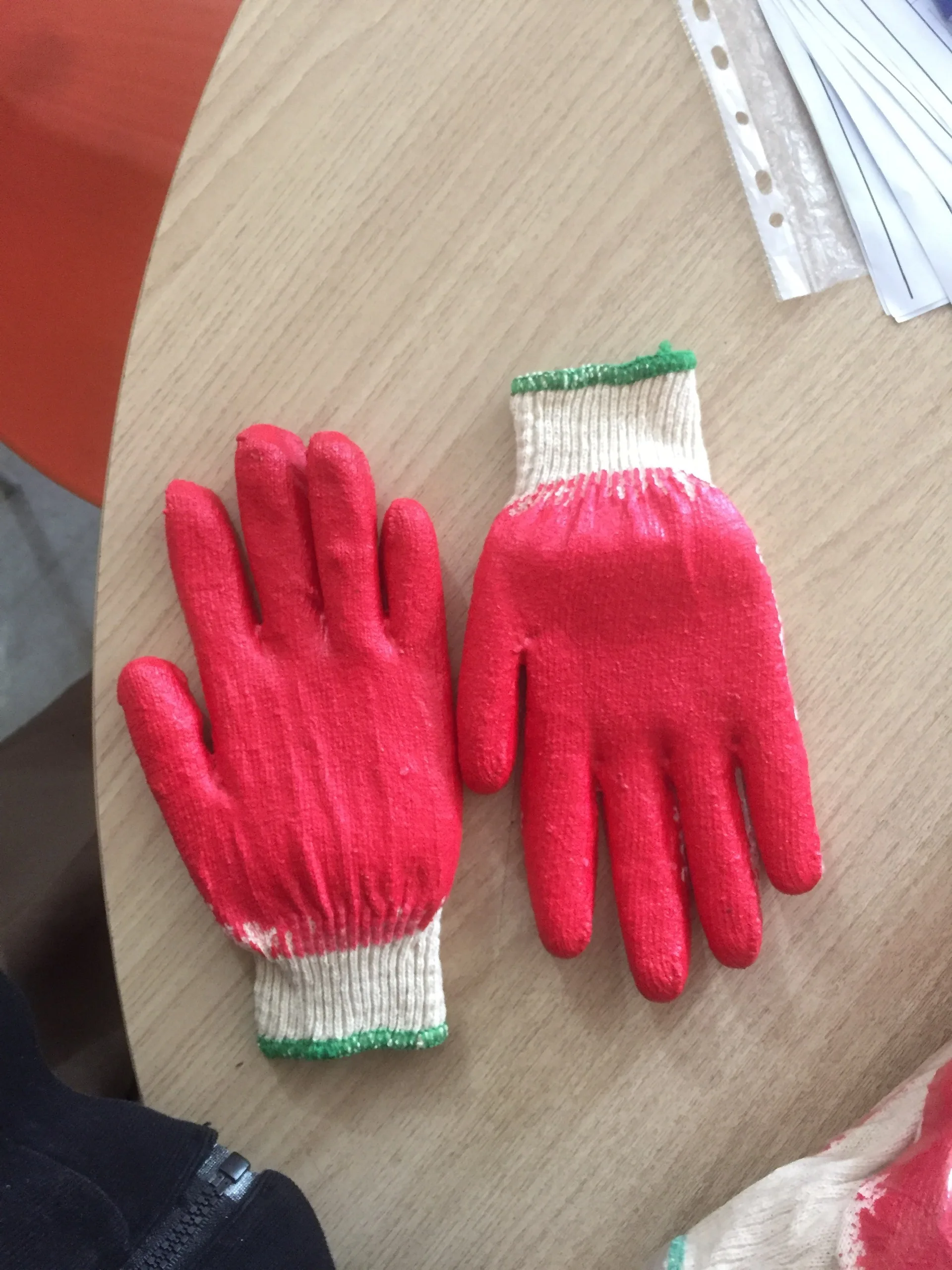 Top cheap working glove for gardening - Half Latex coated glove - palm side latex coated