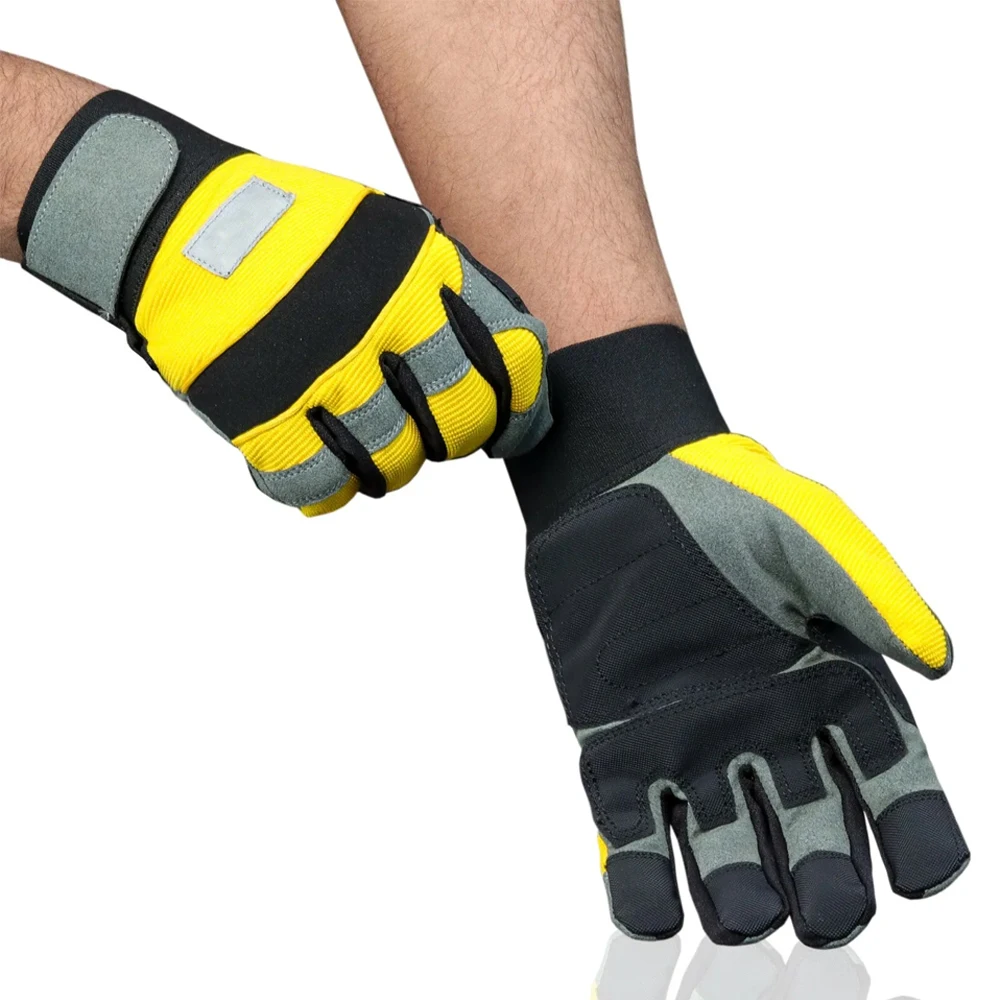 Power Tools Anti Vibration Gloves Builders Gardening Mechanics Work Working Gloves BY Fugenic Industries