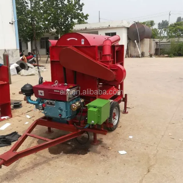 diesel engine bean thresher machine wheat thresher small rice threshing machine