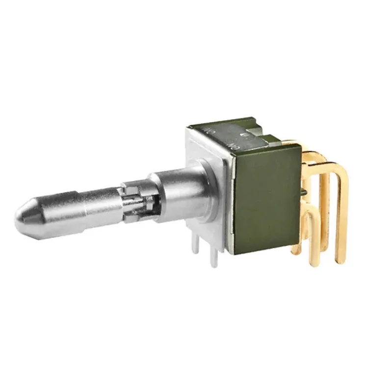 Locking lever toggle switch M2022LL2W30 6 PIN 2 positions NKK Angle PC Mount M-2022 in stock