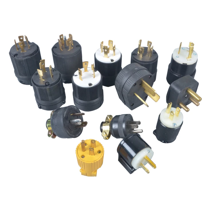 Shanghai Linsky NEMA L6-30R Industrial Receptacle US Standard 30A 250V electrical sockets