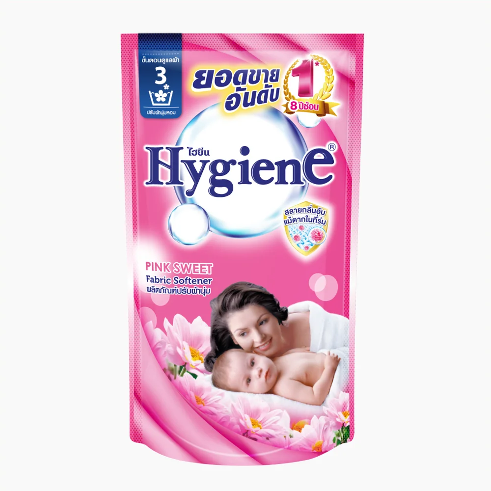Premium High Quality Hygiene Fabric Sheet Clothes Textile Softener in Pink Size 580 ml With Good Fragrances Scent
