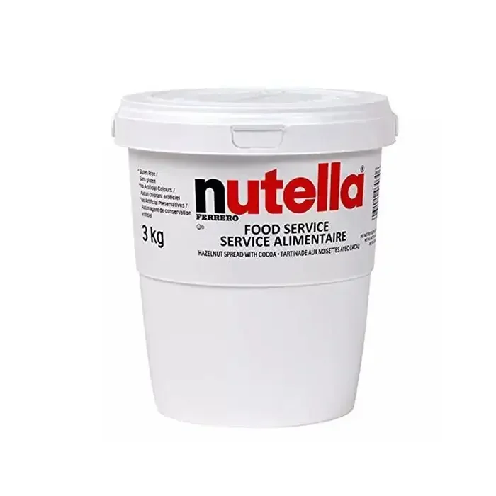 Wholesale Nutella Chocolate Distributors 350g 3kg 750g 1kg Bulk Packaging Sweet Milk Chocolate with Biscuit Nut Ingredients