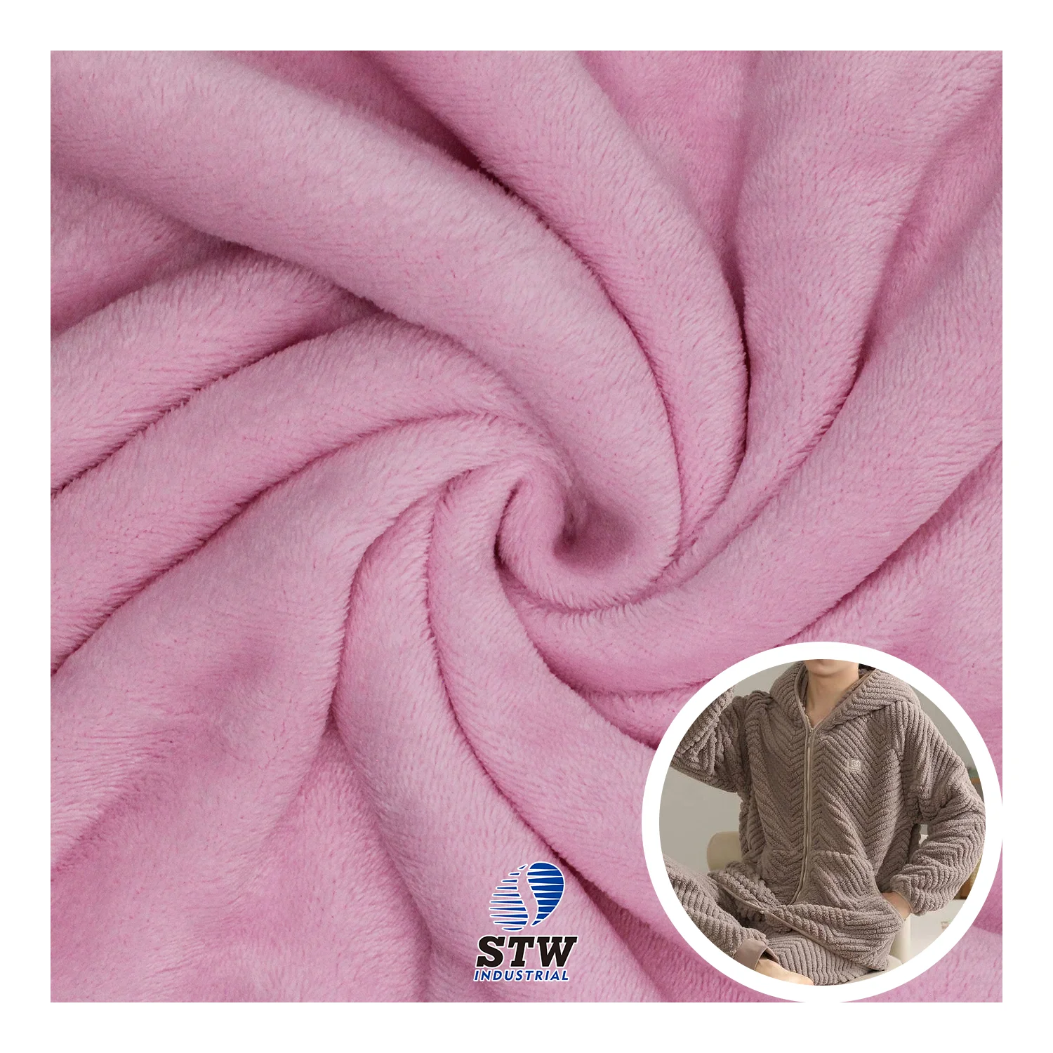 Factory Direct High Quality 197-320gsm Solid 100%polyester Flannel Fleece Fabric