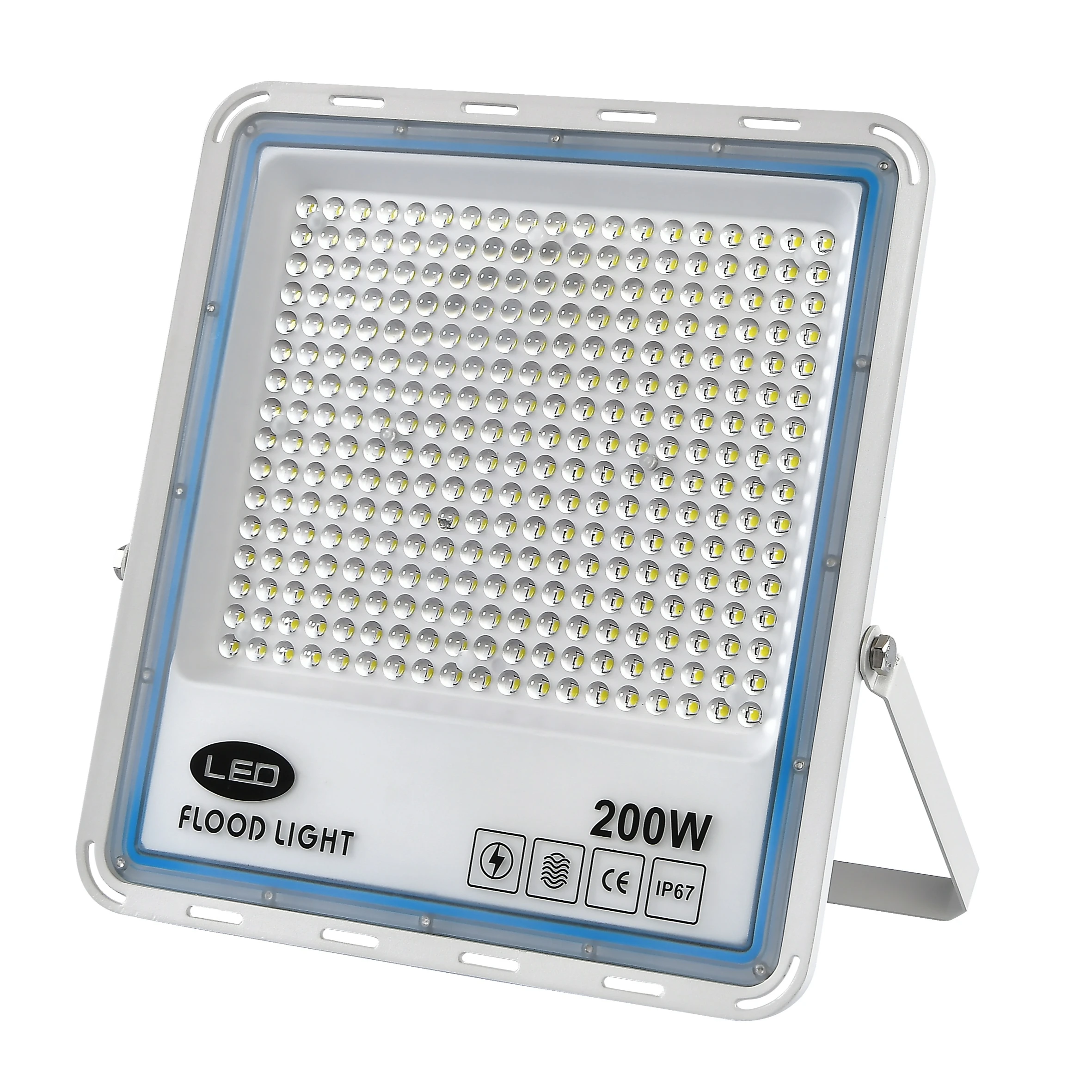 Long Working Time Outdoor Waterproof IP67  30w 50w 100w 150w 200w  Aluminum Led Flood Light