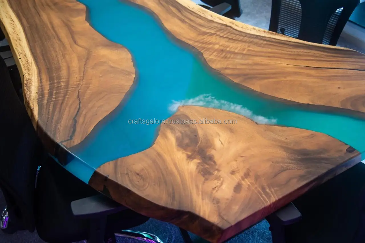 Epoxy Resin Dining Tables for a Modern and Elegant Dining Room epoxy furniture of tables for sale