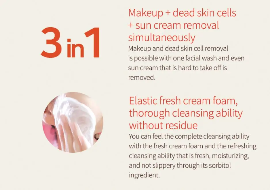 [Korea Cosmetics]High quality Facial cleanser face foam cleanser MIEN_Hong cleansing(ginseng) wholesale price
