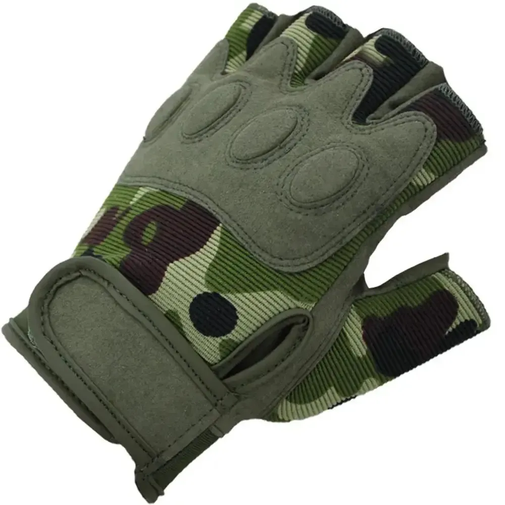 Перчатки унисекс с полупальцами