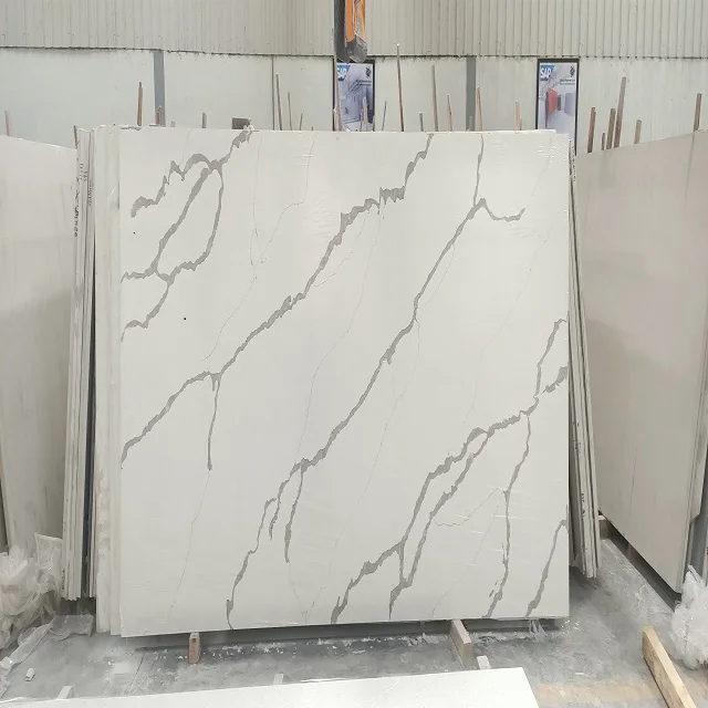 Индивидуальная кварцевая кухонная столешница с раковиной Мишеля Анжело по оптовой цене, высококачественная Полированная плита