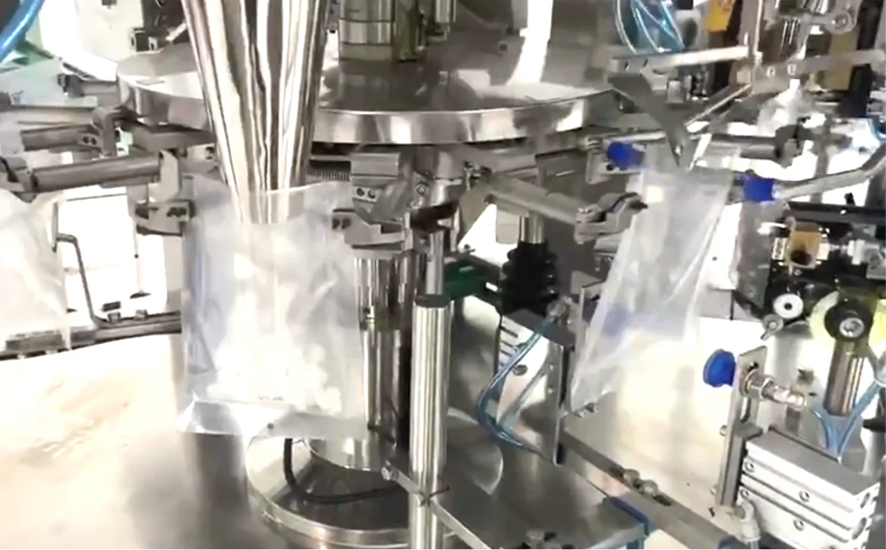 KV Multifunctional automatic suction nozzle self-supporting bag pasta ketchup filling machine