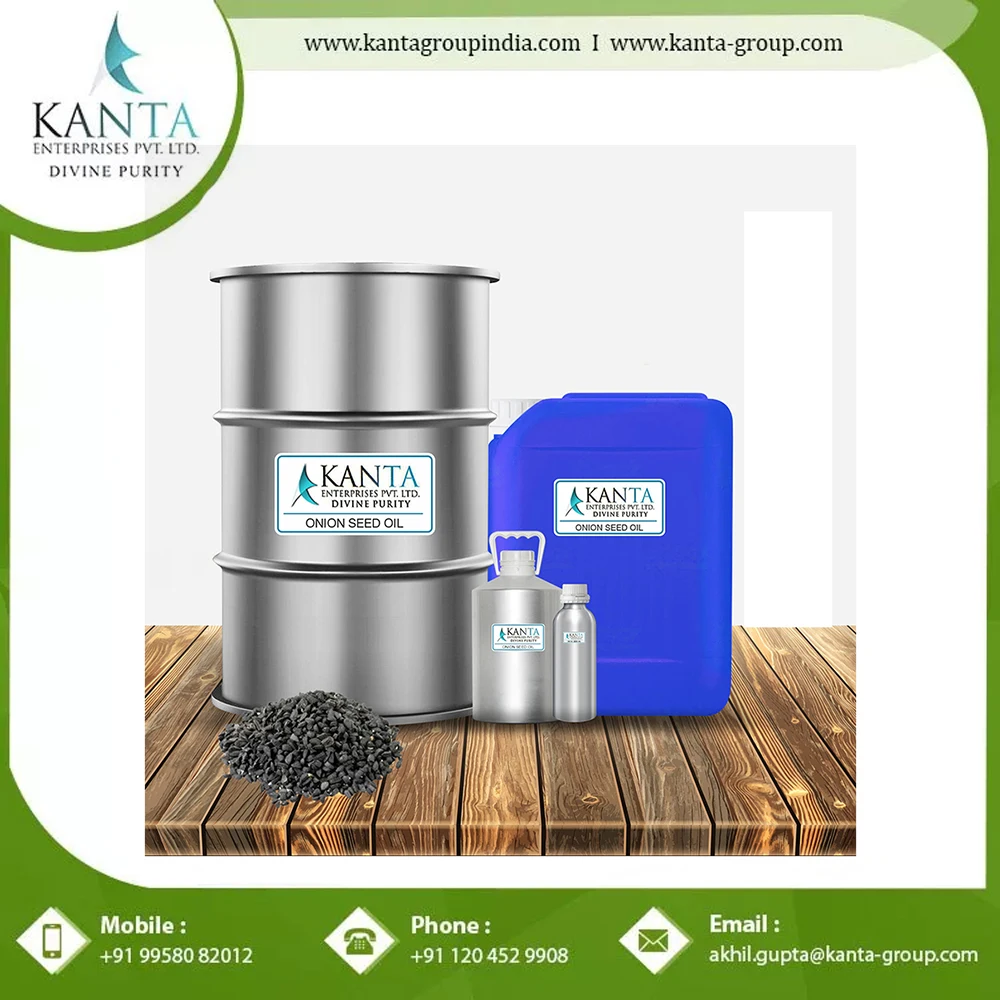 Buy Bulk Onion Seed Essential Oil from Indian Essential Oils Manufacturer Custom essential oil in bulk Packaging