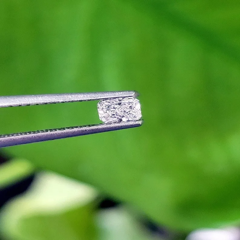 0.4 Carat Radiant Cut Lab Grown Diamonds Excellent 5.5x3.5mm Natural Diamonds for Engagement Rings Jewelry Making Certified GIA