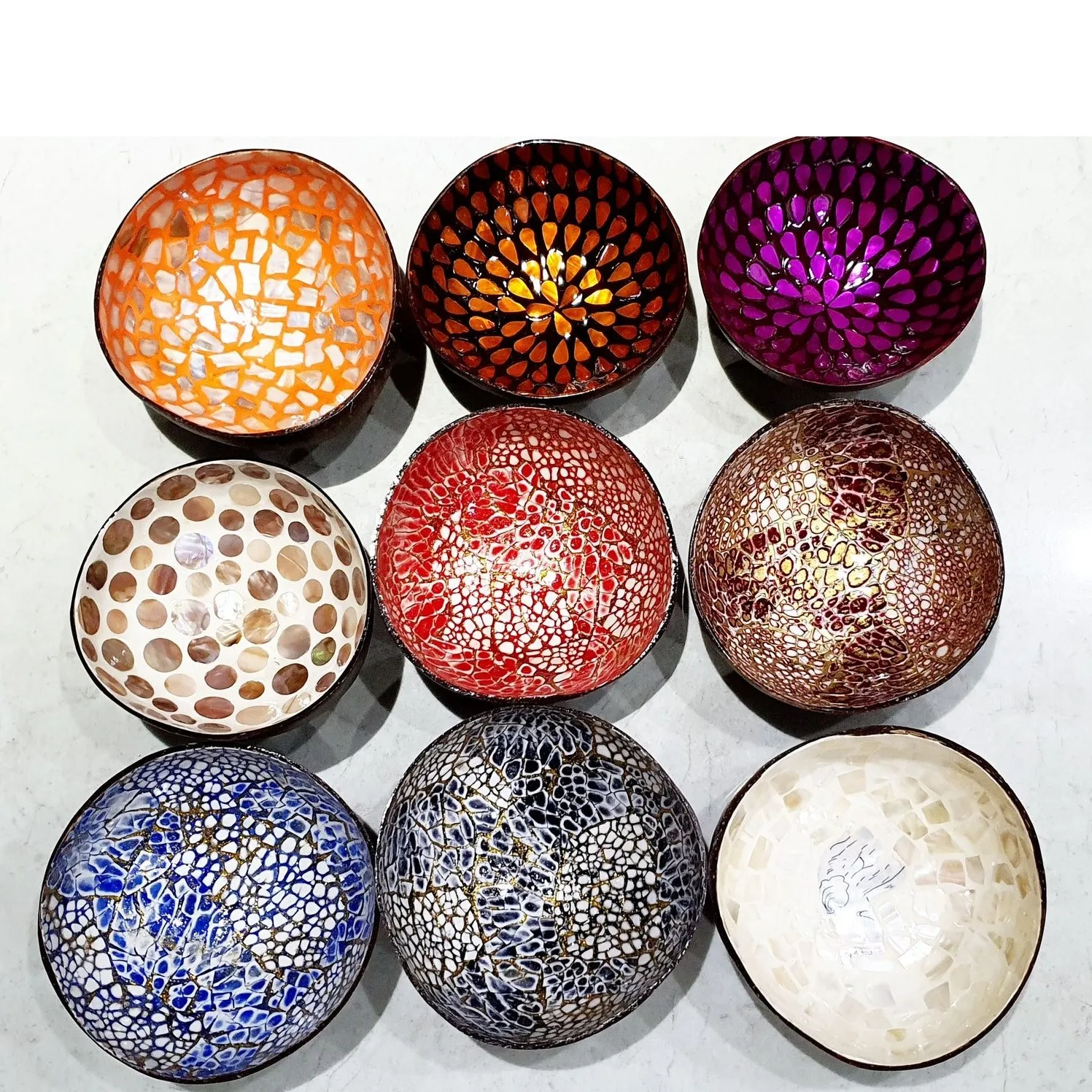 Vietnam lacquerware handmade painted lacquer decorative bowls cheap price lacquered bowl ready to ship
