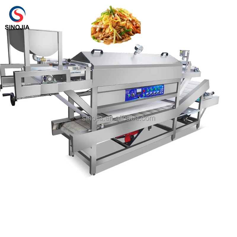 Full Automatic Rice Noodle Machine / Cold Skin Making Machine / Steam Rice Noodles Making Machine