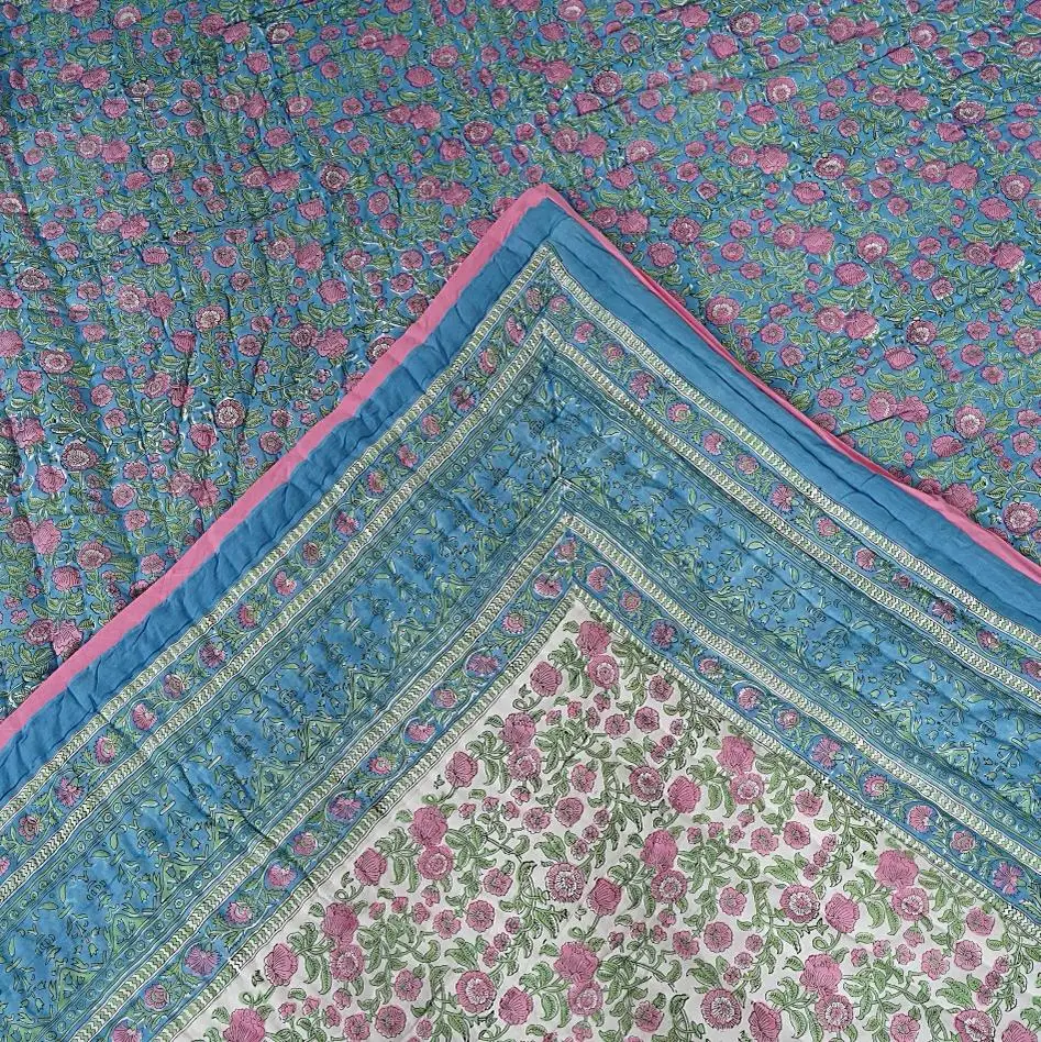 Хлопковое стеганенное одеяло из овечьей шерсти с принтом новый дизайн ультра Роскошное Одеяло