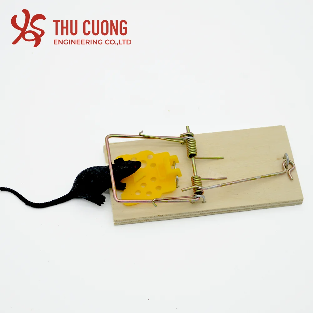 Best Seller Wooden Mouse trap Catching small Mice Various baits Safe Non-toxic Eco-friendly Indoor and Outdoor Easy to use Cheap