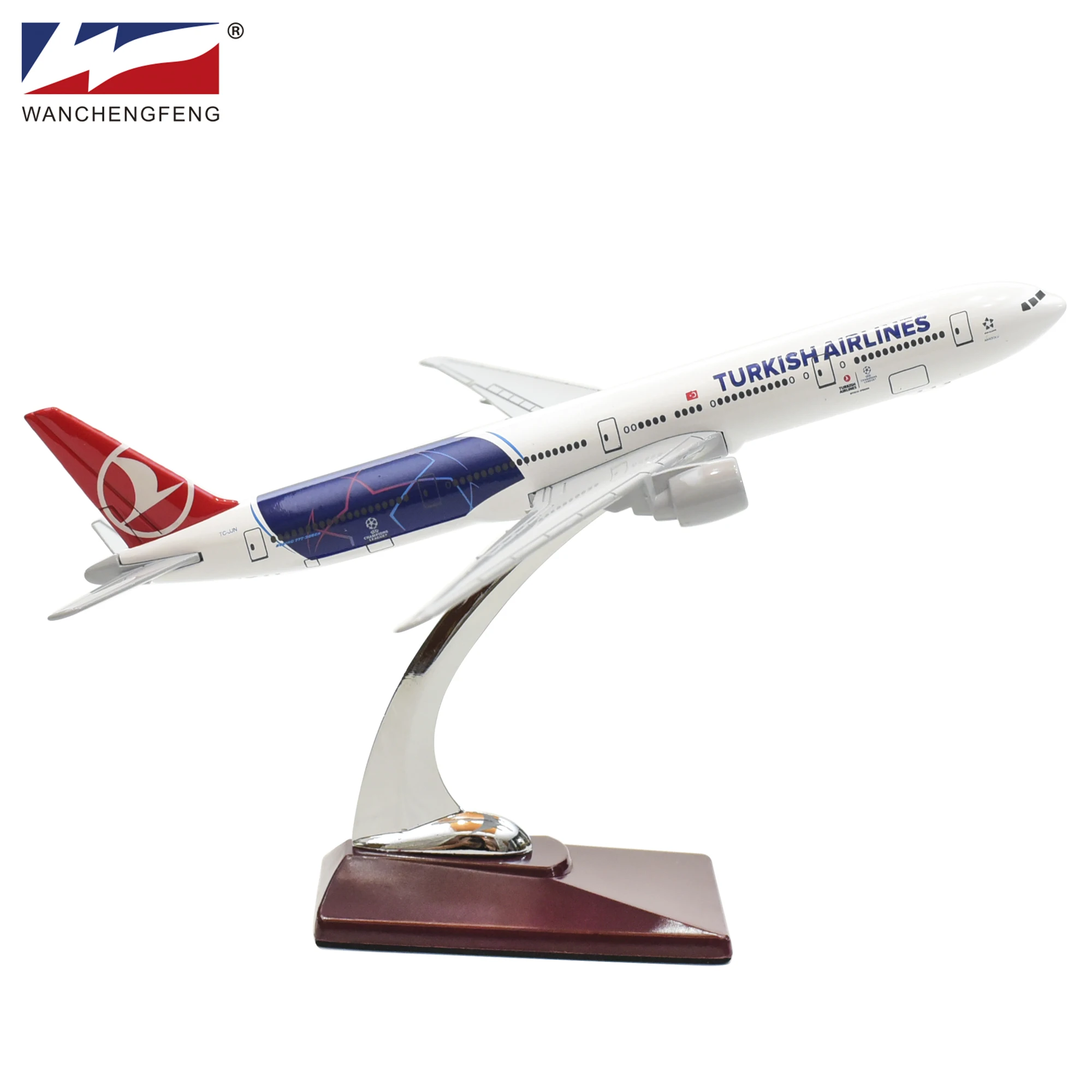 Diecast Plane Model Turkish Airlines B777 1/400 18cm Aircraft Model Airplane Model