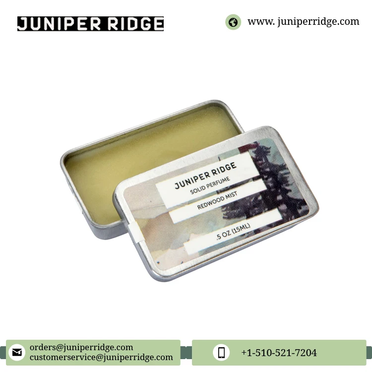 100% Natural Solid 15ml Cologne Spray Best Quality Fragrance Redwood Mist Solid Perfume Cologne at Low Price