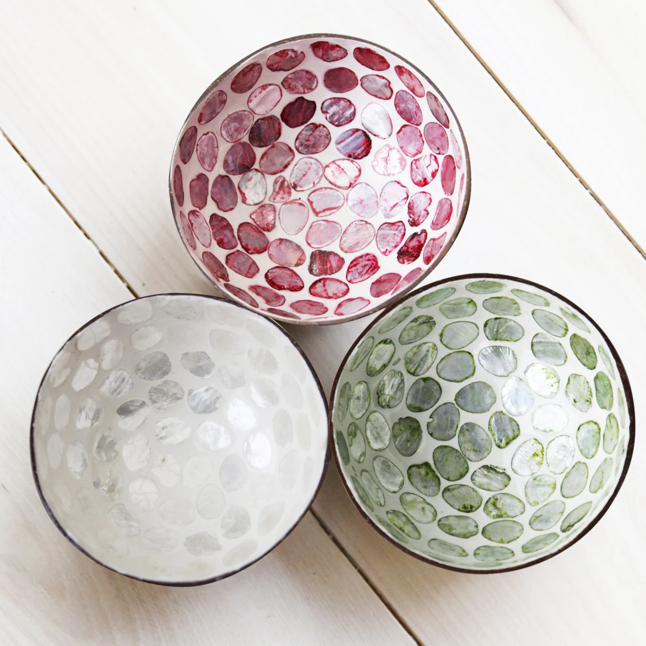 Чаша из кокосового лака ручной работы, лакированные чаши из Вьетнама