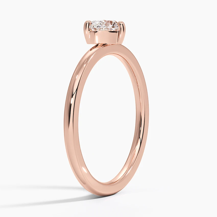 Heart Shape Diamond Solitaire Ring 18k Gold IGI Certified Polished Diamond Proposal Ring Direct From Indian Manufacture