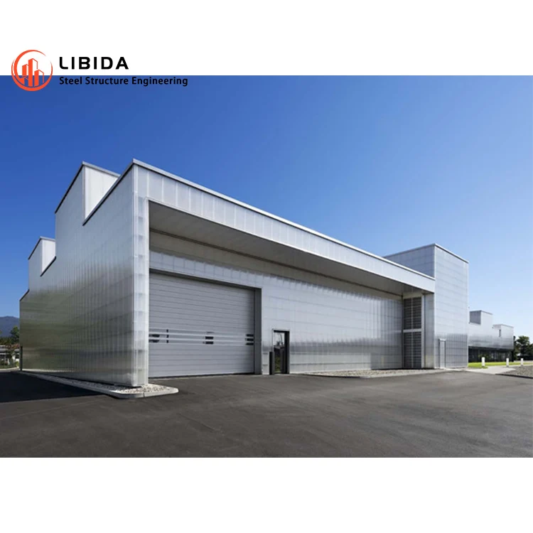 Wide Span Pre-Engineering Metal Steel Structure Aircraft Warehouse Hanger/Car Parking