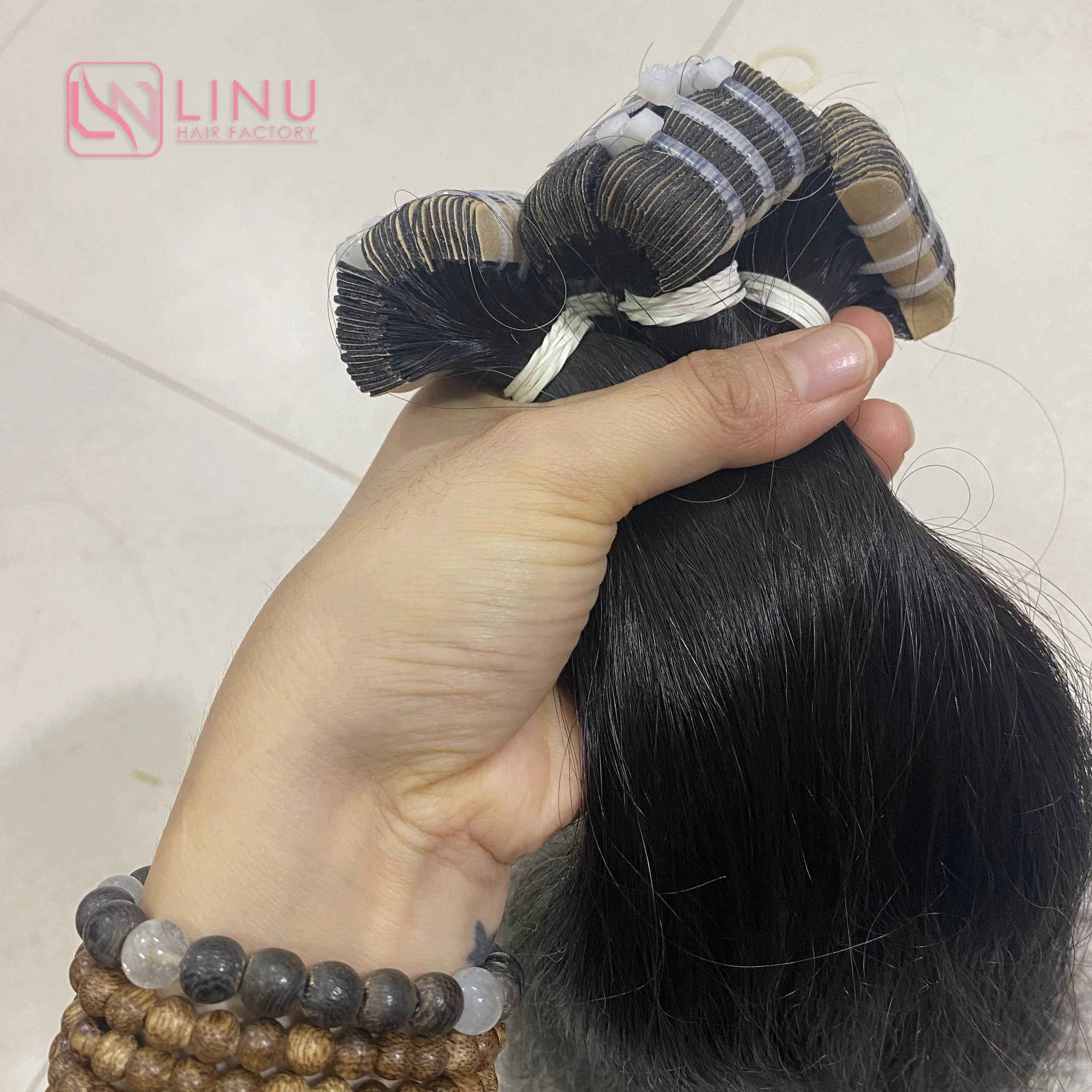 Wholesale Tape In Hair Extention Natural Looking 100% Human Tape Hair, Vietnamese hairTape Hair Extensions
