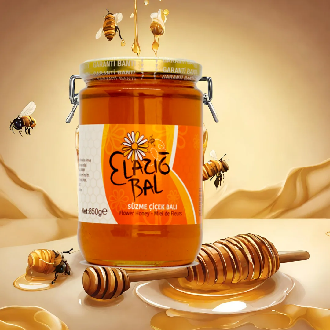 Liquid %100 Organic Flower Source Honey From Turkey  Package Glass Jar 850 Gr Private Label