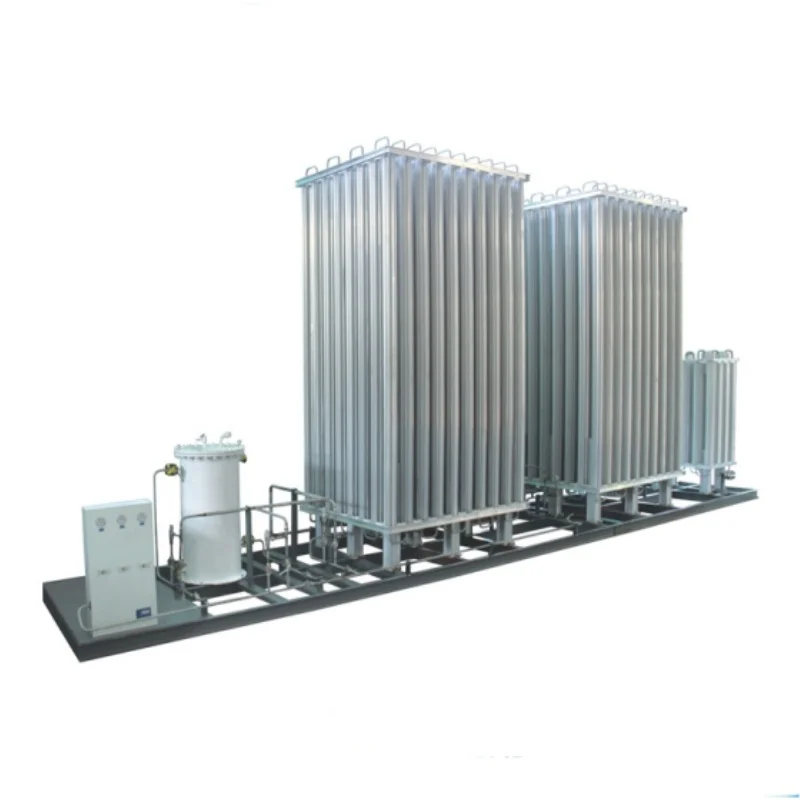 Cryogenic Liquid Oxygen, Nitrogen, Argon Gas Cylinder Filling Station Skid Pump Skid-Mounted