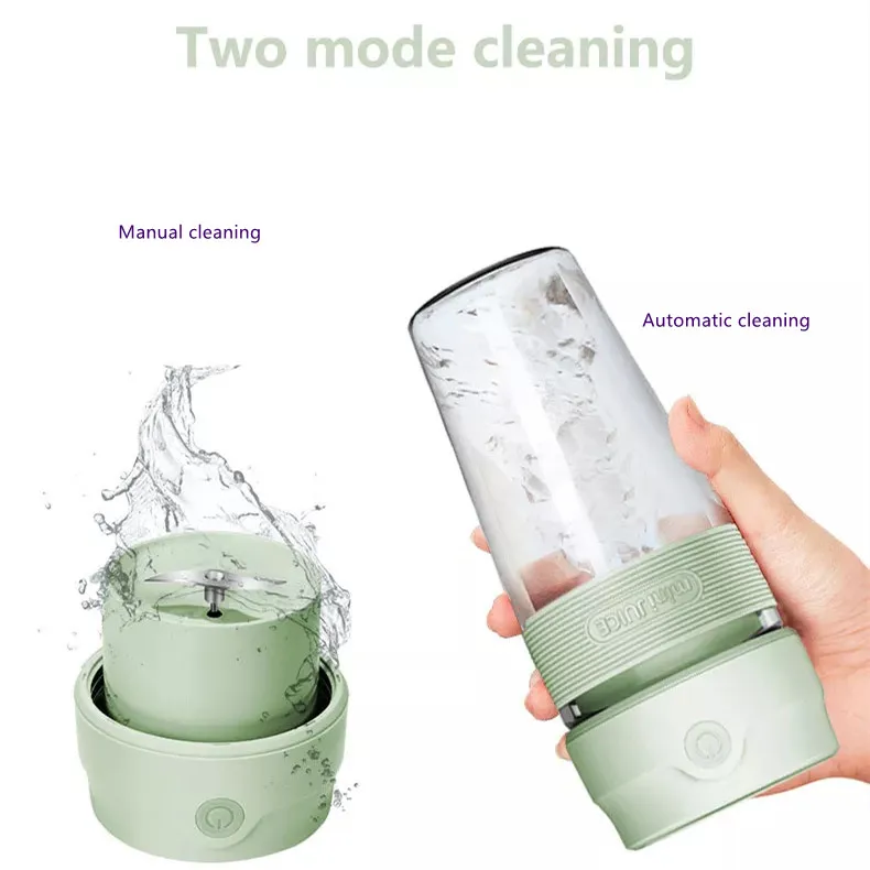 USB Portable Juicer Bottle Smart Automatic Electric Portable Cup Rechargeable Juicer Plastic 40 White Noise Machine 5V 1200mah