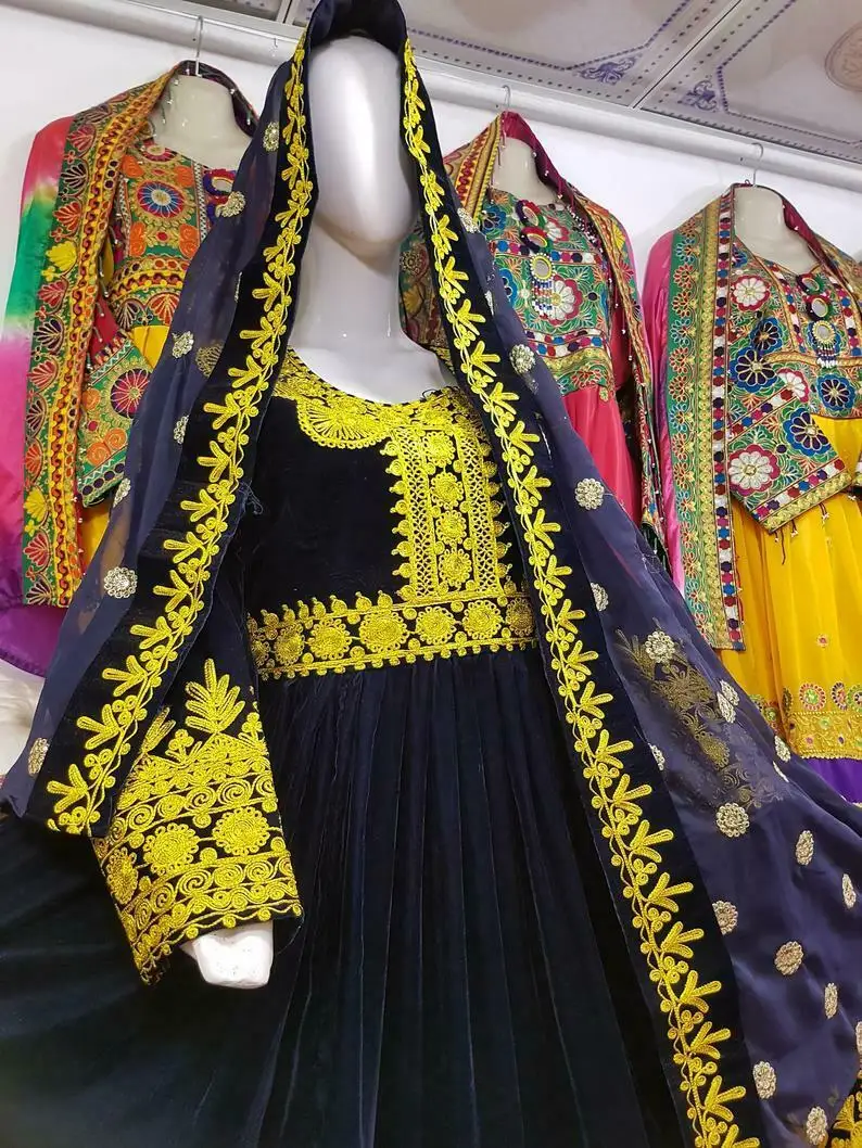 Summer / winter kuchi all sizes colors designs available 100% High Quality Afghani Dress For Sale made Pakistan