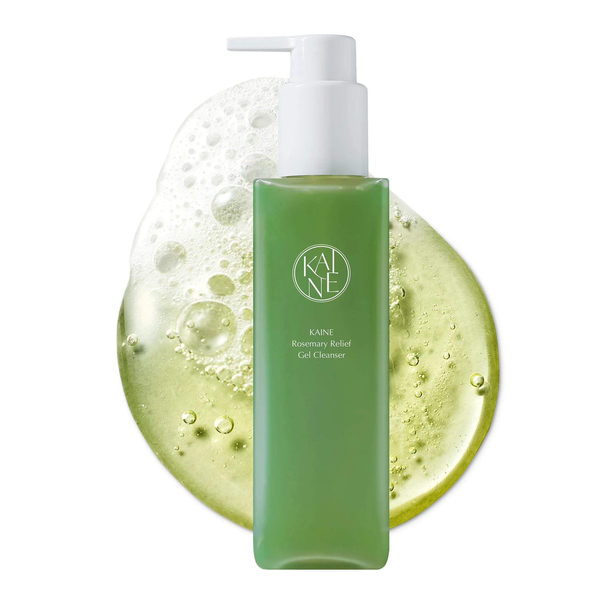 KAINE Rosemary Relief Gel Cleanser - Pore Care with Rosemary Extract, BHA and Triple Hyaluronic Acid for ,Korean Skincare 150ml