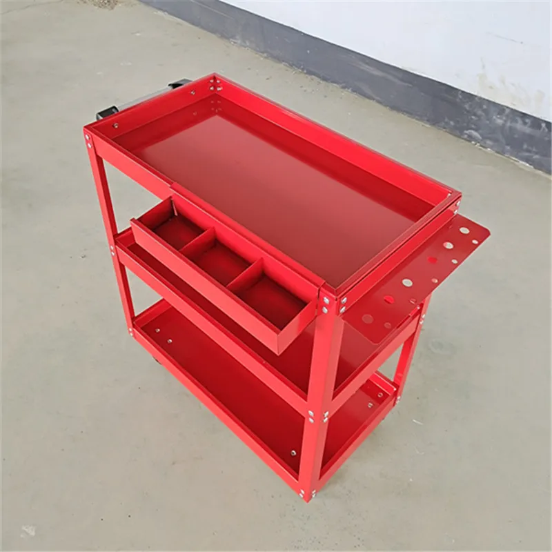 Durable Workbench Garage Metal Movable Tools Utility cabinet trolley with hang tools sets