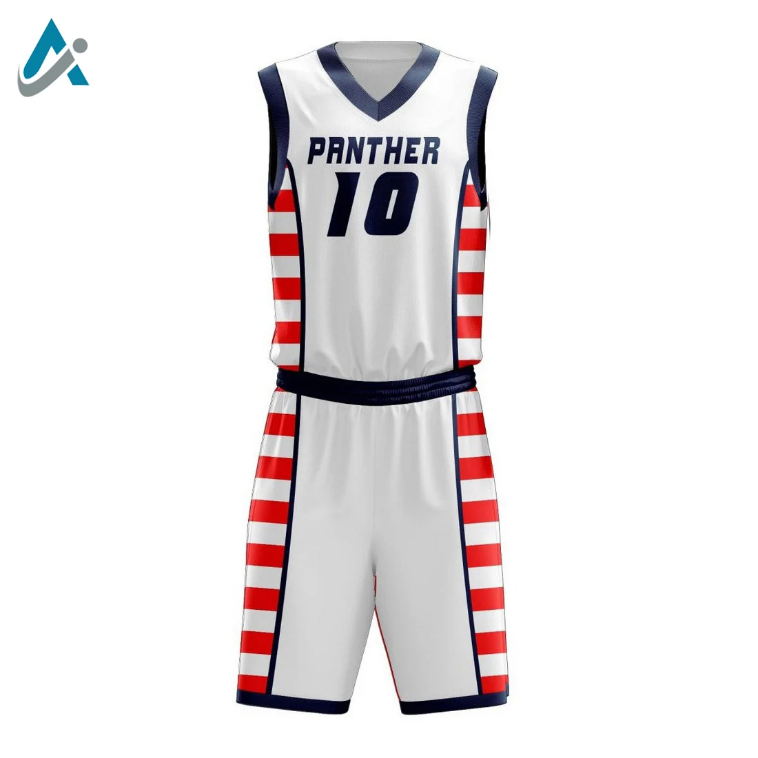 Team Wear Sports Custom sublimation high quality Purple And Multi Full Printed basketball uniform set And jersey