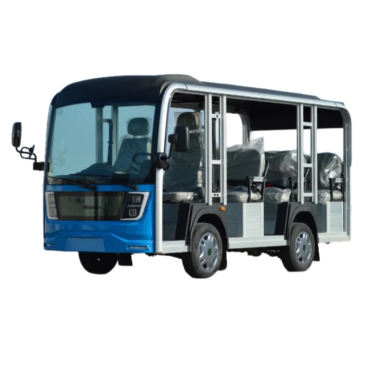 11 seater sightseeing buses 72 volt shuttle bus
