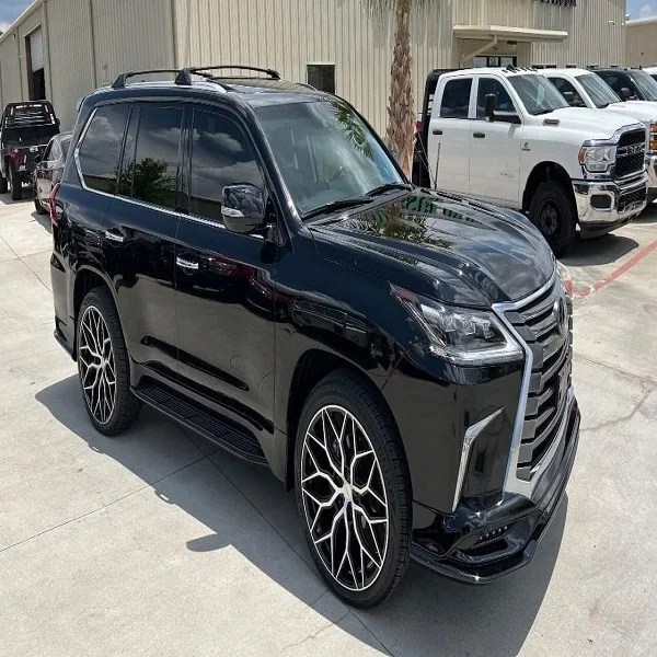 2020 Lexus LX внедорожник БЕЛЫЙ бензиновый двигатель с малым пробегом продажа подержанных автомобилей без происшествий ручной редуктор кожаные сиденья задняя камера б/у