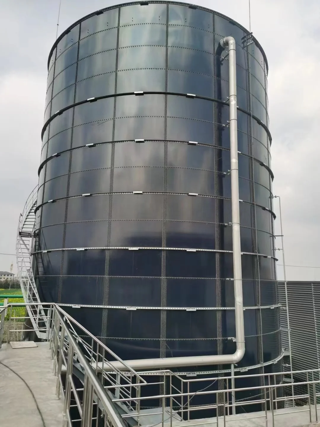 Glass-Fused-to-Steel Tank UASB Anaerobic Reactor for Waste Water Treatment