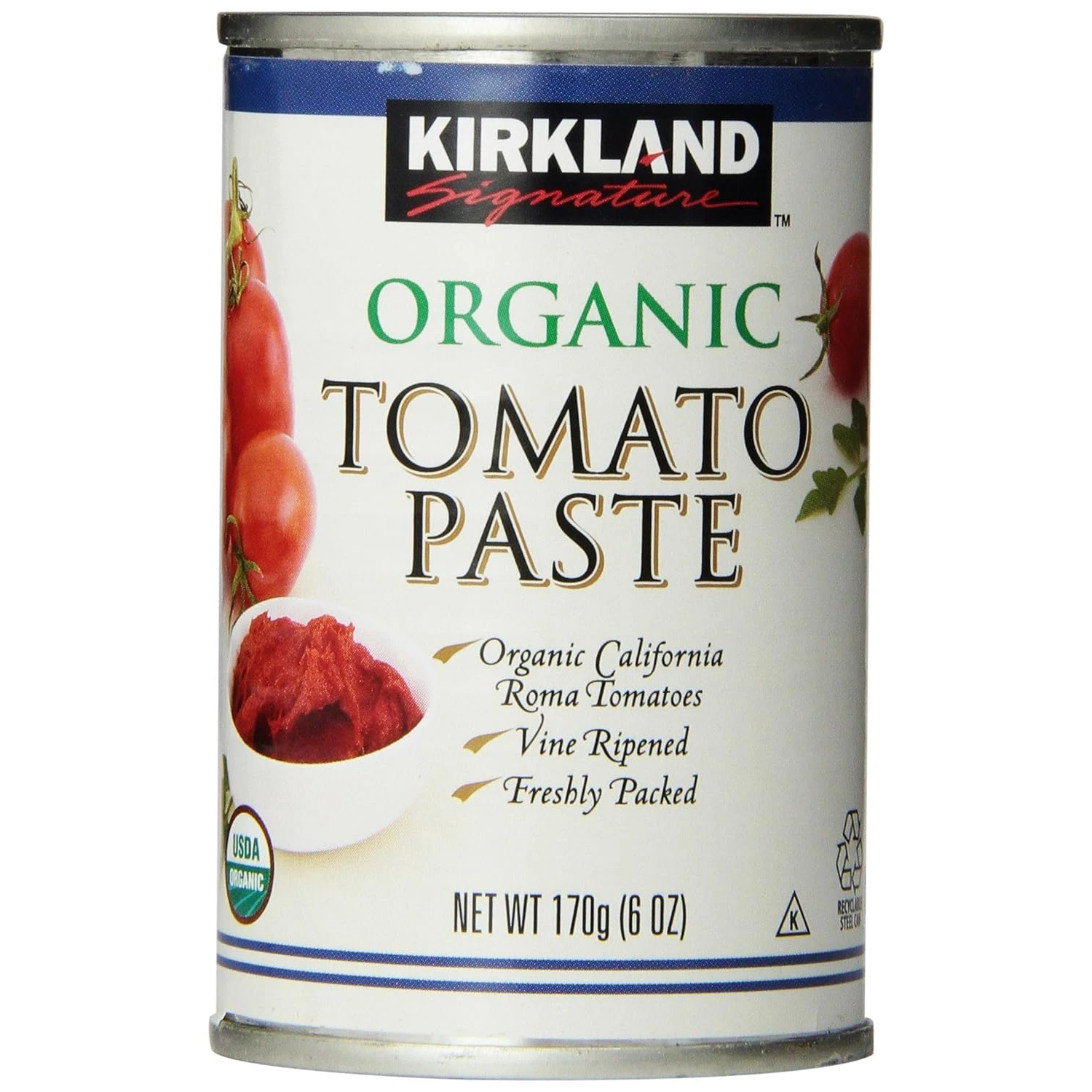 Premium Organic Tomato Paste - 6 oz Squeeze Bottle - 100% Natural, Non-GMO, No Added Preservatives - Rich Flavor Cooking
