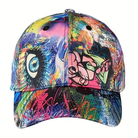 Classic European and American Style Sporty Baseball Caps Affixed Cloth Embroidery Snapbacks Hats Unisex Custom Printed Cap