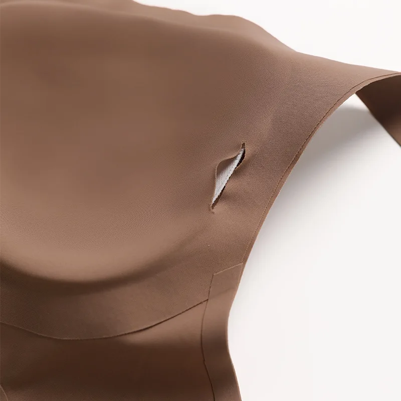 One Piece Plus Size Push Up Removeable Padded Gather V-neck Ladies Wireless Seamless Bra