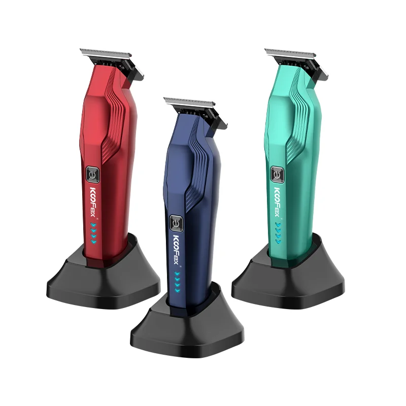 Koofex Factory Price New Model Baber Trimmer High Speed Motor T-shaped Blade 7400rpm Hair Trimmer