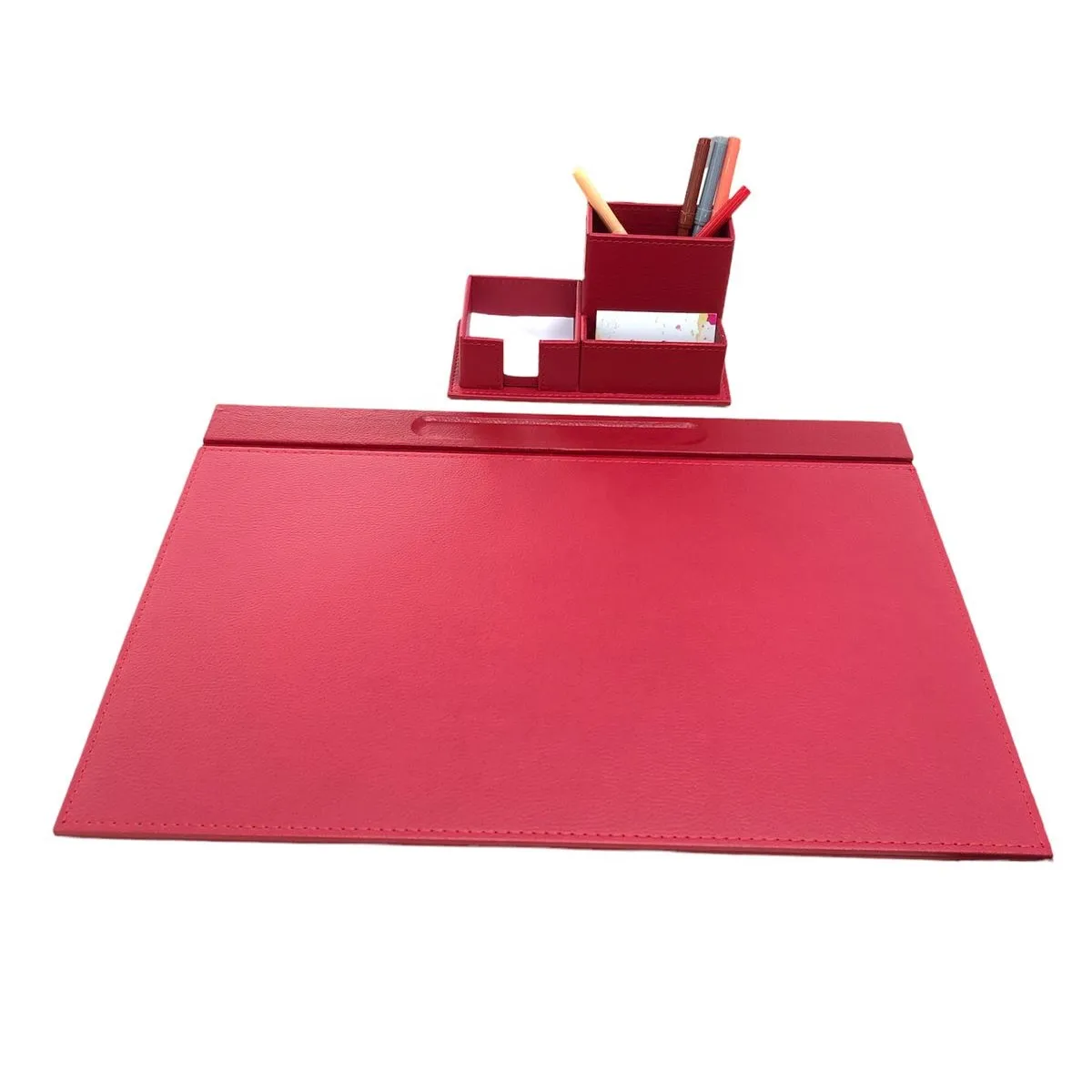 Office Supplies Desk Organizer Leather Desk Set Office Accessories Large Desk Pad Largre Mouse Pad Stationary Set Desktop Set