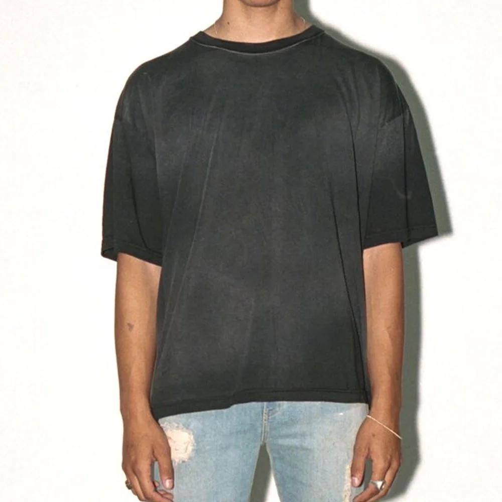 TOP 10 High Quality Acid Wash Blank Graphic T Shirts Vintage Style Heavyweight Cotton Oversize Men Vintage Acid Wash T shirt