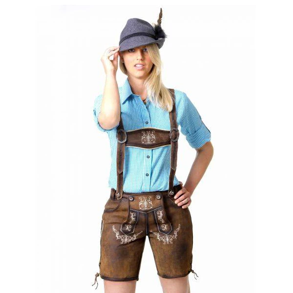 Shemax 2024 Hot Selling High Quality Custom Wholesale Swim Men Women Unisex Denim Jeans Trachten Short Lederhosen