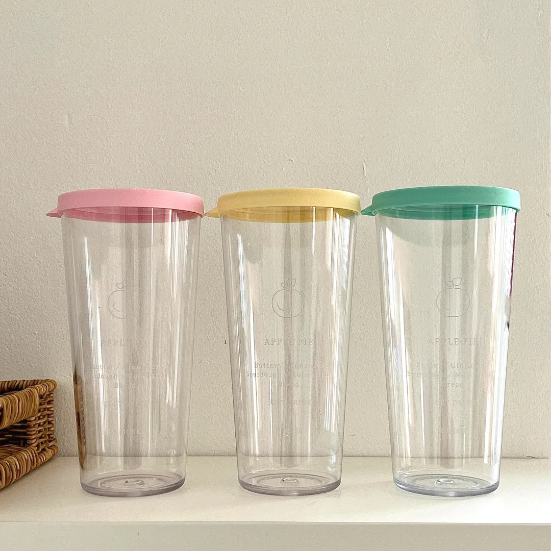 [Made in Korea] Basic Straw Tumbler 600ml - Reusable cup with straw and lid 4colors