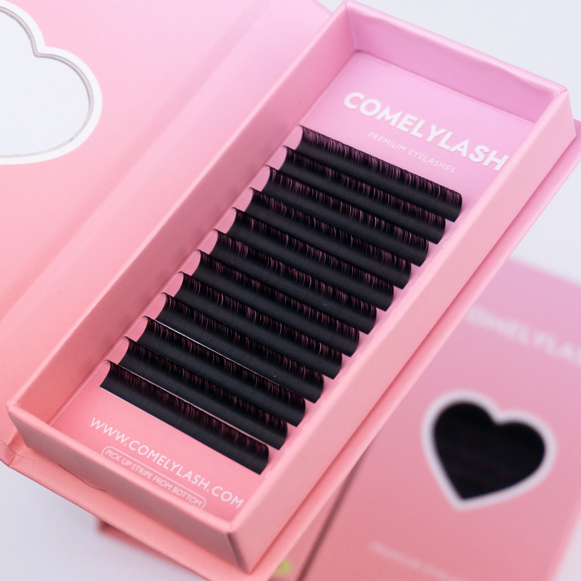 Comelylash COMELYLASH korean eyelashes real mink individual eyelash extension supplies 0.03 mink eyelash vegan manufacturer